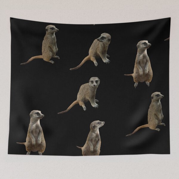 Item preview, Meerkat Meerkats Animal Portrait African Animals Wildlife Zoo Safari Savanna Creature Mammal Meercat Nature  designed and sold by hopecope.