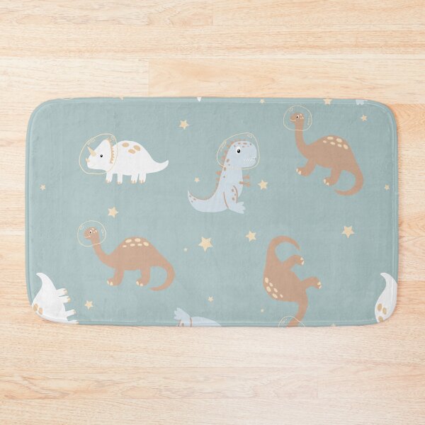 Item preview, Dinosaurs in Outer space - Blue Boho designed and sold by Ashleigh Fish.