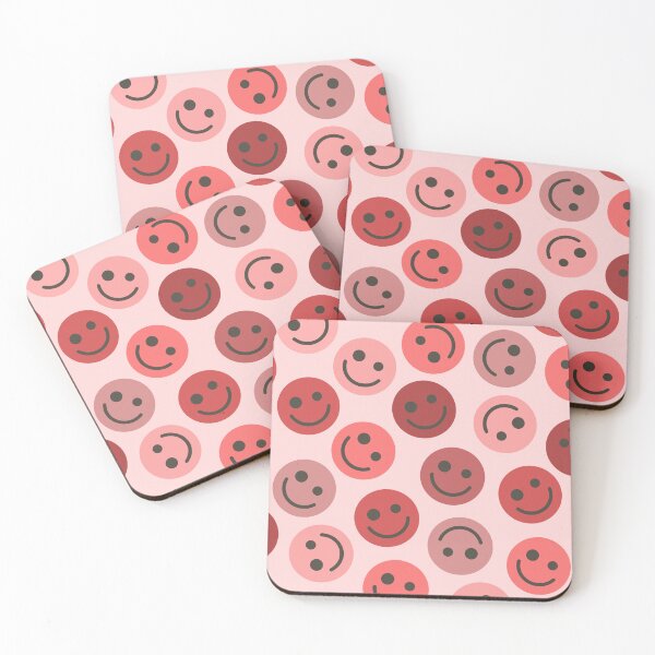 Item preview, Pink Happy Faces designed and sold by gray-cat.