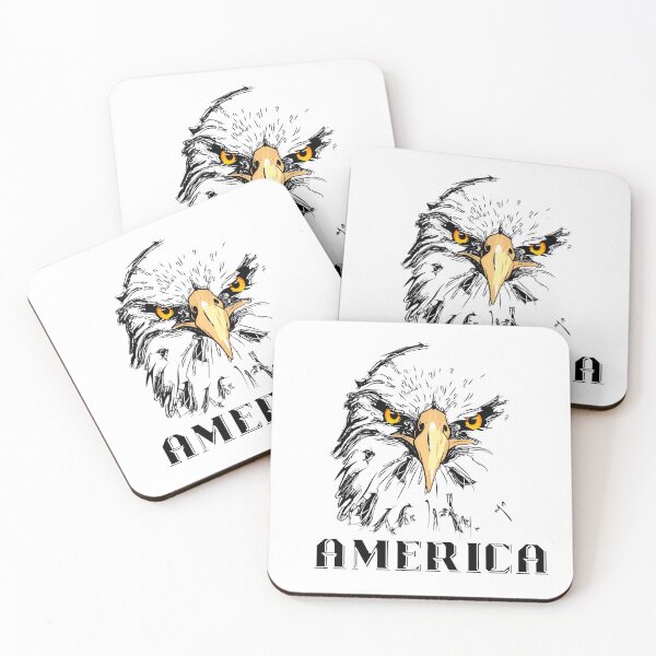 Item preview, American Bald Eagle with the word America designed and sold by AmericaFreedom.