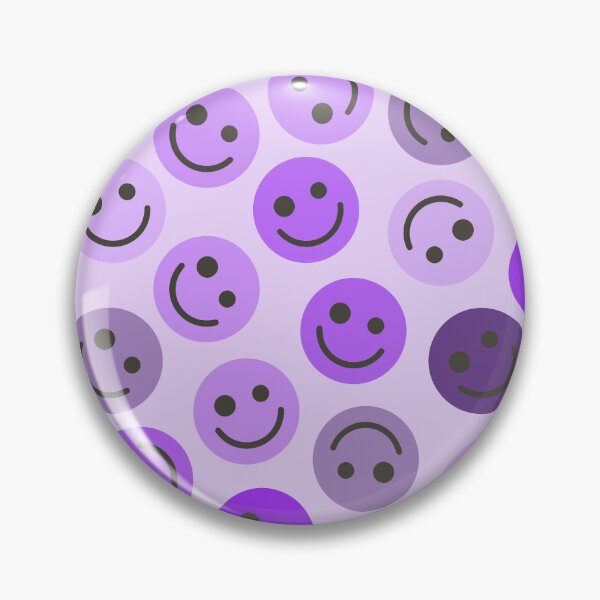 Item preview, Purple Happy Faces designed and sold by gray-cat.