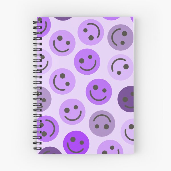 Item preview, Purple Happy Faces designed and sold by gray-cat.