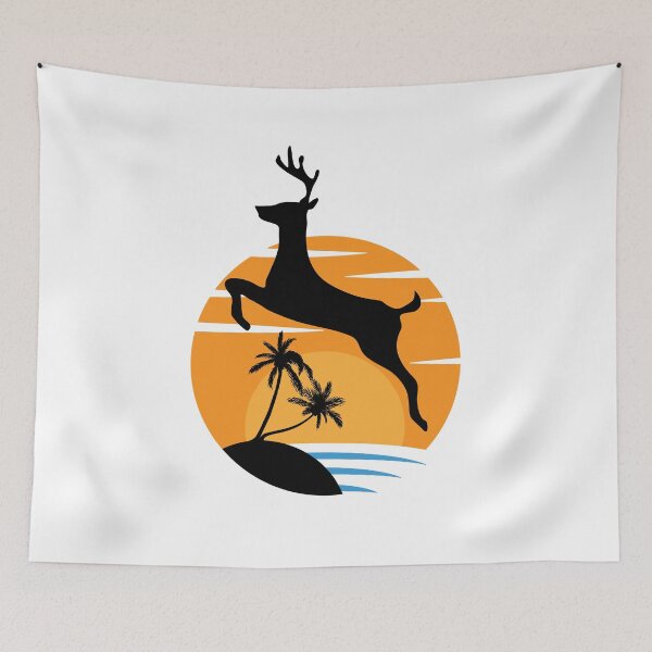 Item preview, Deer jumping  designed and sold by Achkour25.