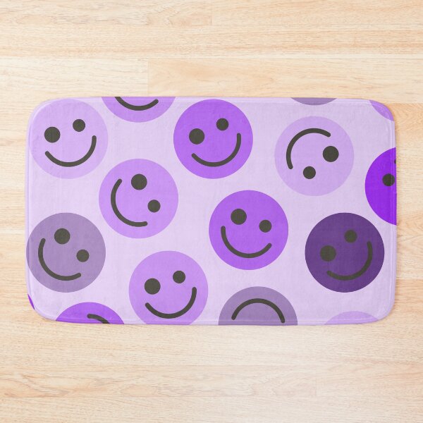 Item preview, Purple Happy Faces designed and sold by gray-cat.
