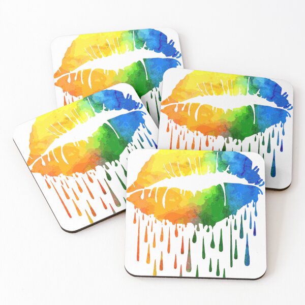 Item preview, lips with droplets designed and sold by thebaig.