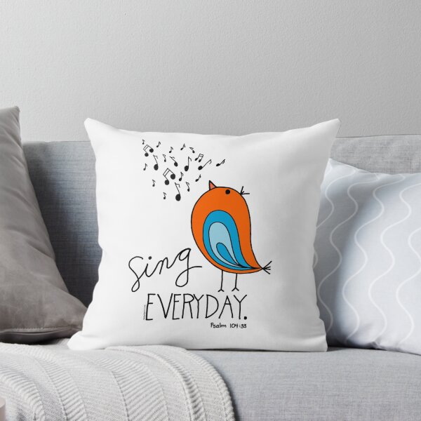 Item preview, Sing EVERYDAY {orange & turquoise} designed and sold by designing31.