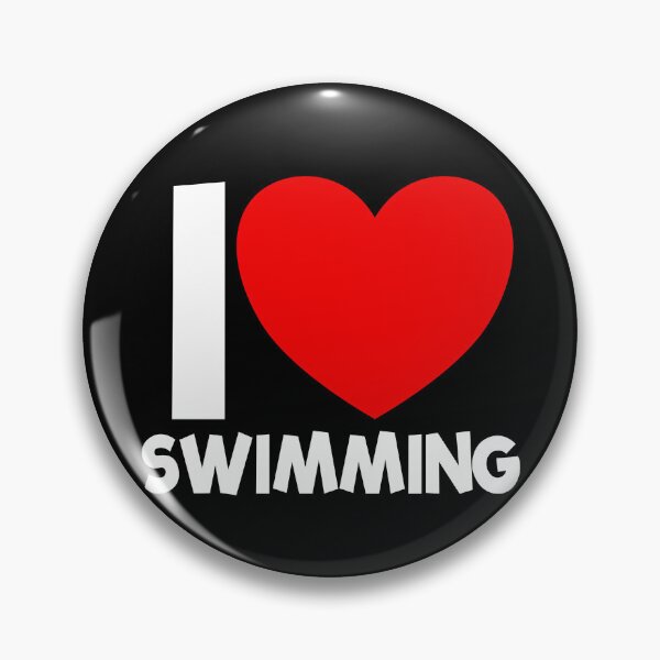 Artikelvorschau, I Love Swimming Red Heart Swimming Lover I Love Swimming Gear entworfen und verkauft von DynamicDesign.