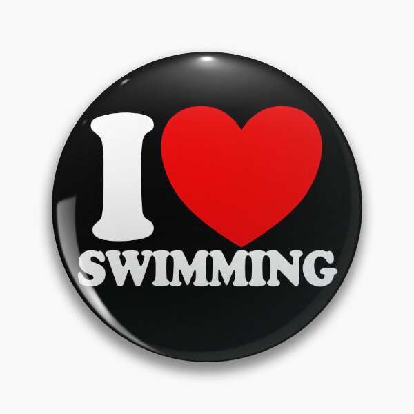 Artikelvorschau, I Love Swimming Red Heart Swimming Lover I Love Swimming Gear entworfen und verkauft von DynamicDesign.