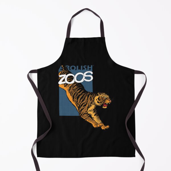 Item preview, Abolish Zoos Orange Leaping Tiger Comic Book Logo Classic T-Shirt designed and sold by lelaalicesr.