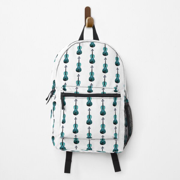 Item preview, Colourful Violin with Diamond Pattern (Bluish Green) designed and sold by halveflower.