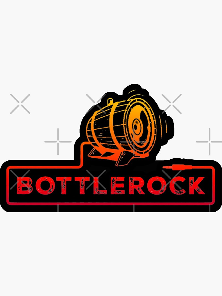"Bottlerock Festival Shirt, Cap, Sticker, Bottle and Pin Best New Cool