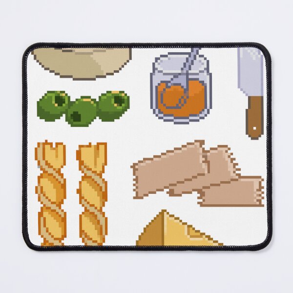 Item preview, Cheese Board Pixel Art designed and sold by Theysaurus.