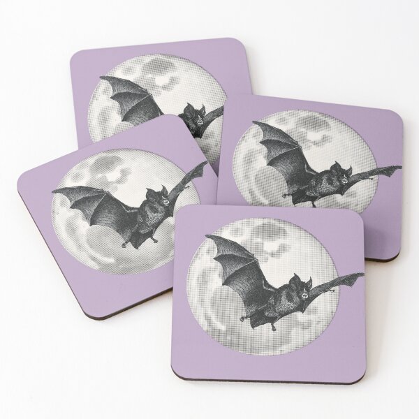 Item preview, Vintage Bat with Moon Halloween design  designed and sold by starwilliamsart.