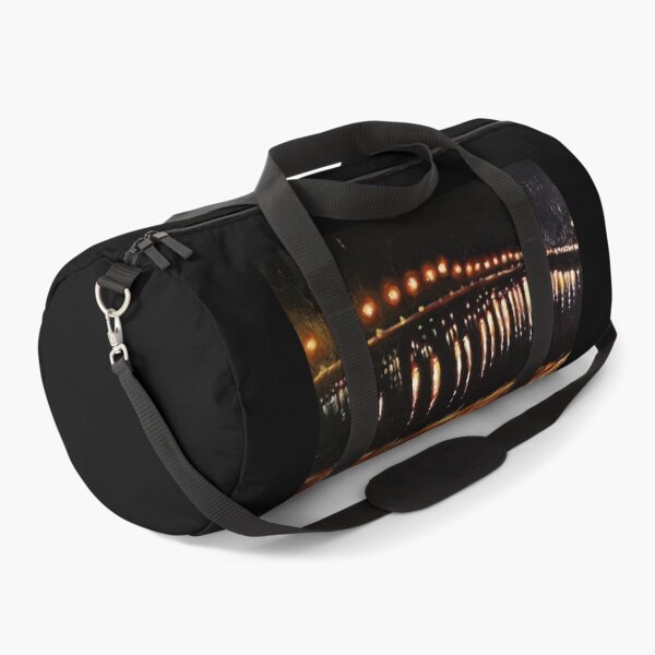 Item preview, River Lights on Bridge at Night designed and sold by bryanmolloyart.