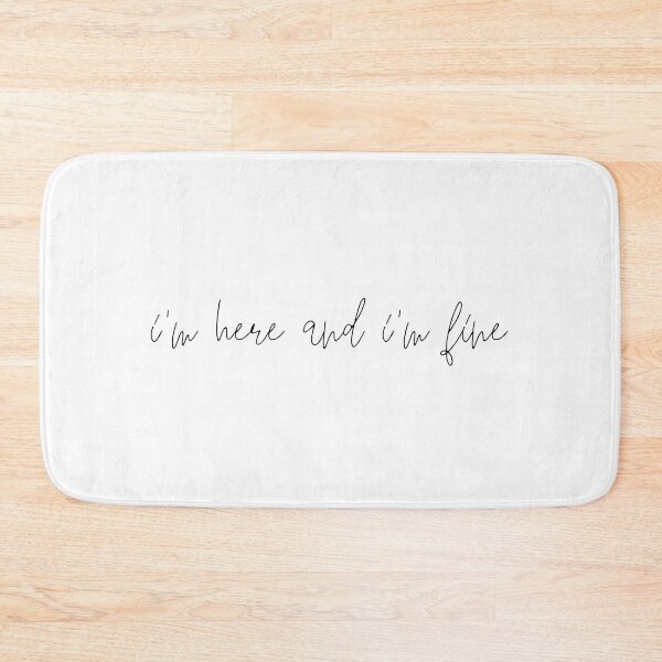Item preview, I’m here and I’m fine Groundhog Day musical quote designed and sold by taylor-lang.