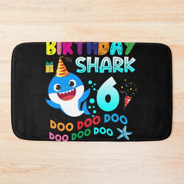 Item preview, Birthday Kids Shark 6 Year Old 6th Birthday Matching Family  designed and sold by zorinaabzs143.