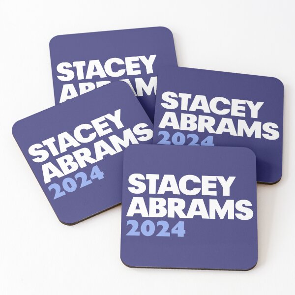 Item preview, Stacey Abrams For 2024 President Purple Campaign Logo Sticker designed and sold by YikesForever.