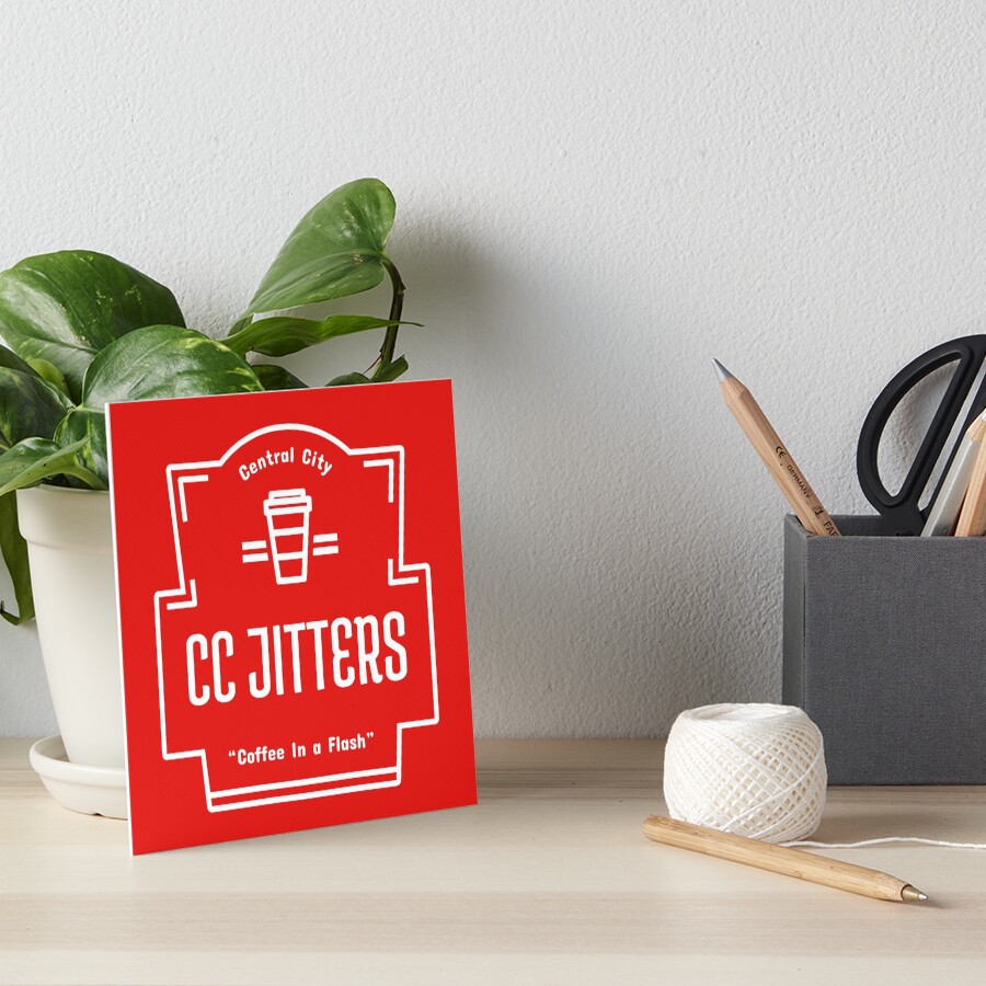 "CC Jitters Coffee In A Flash" Art Boards by FangirlFuel Redbubble