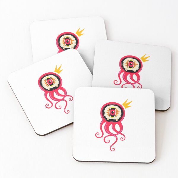 Item preview, one eye squid with crown designed and sold by thebaig.