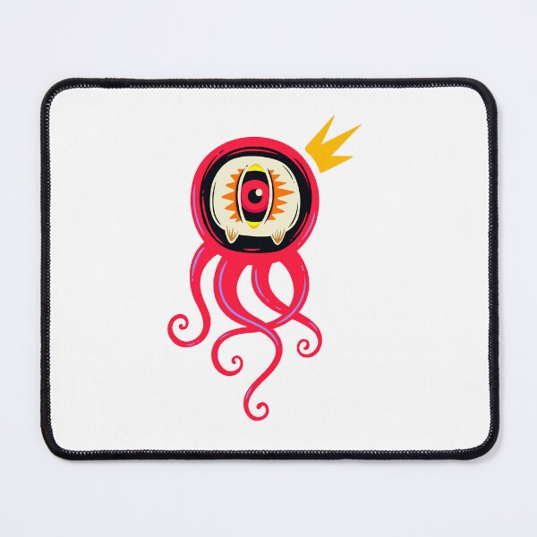 Item preview, one eye squid with crown designed and sold by thebaig.