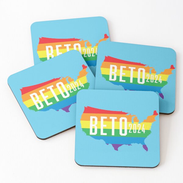 Item preview, Beto 2024 LGBTQ / LGBT Rainbow Flag: Beto Orourke For Texas Governor designed and sold by YikesForever.