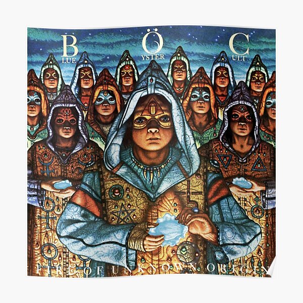 UNBRANDED, Accessories, Blue Oyster Cult Boc World Tour 8485 Navy Scarf  Concert Rock Band Memorabilia