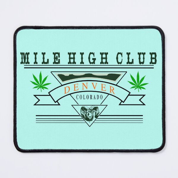Artikelvorschau, Marihuana Denver Mile High Club Unisex, für Männer oder Frauen Vintage Retro, zum Anpassen, heißer Sommer entworfen und verkauft von Jake Sanders.