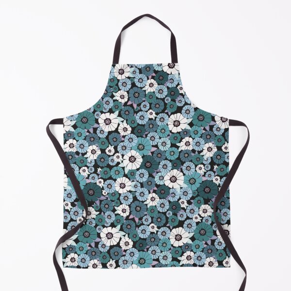 Item preview, Bold Flowers - Blue Multi designed and sold by KBurnsArt.