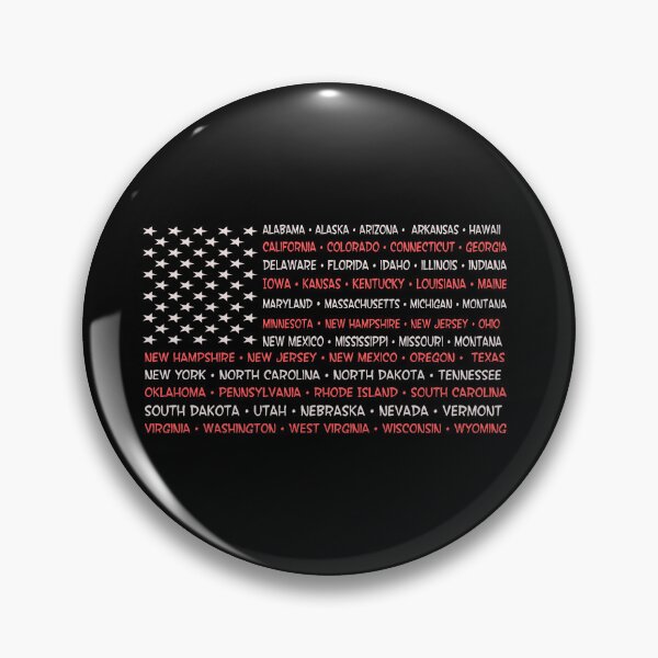 Item preview, Vintage American Flag State Word Art, Patriot Fourth of July design designed and sold by Merchking1.