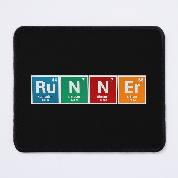 Item preview, Runners Funny Periodic Table Runner designed and sold by ujgbnx.