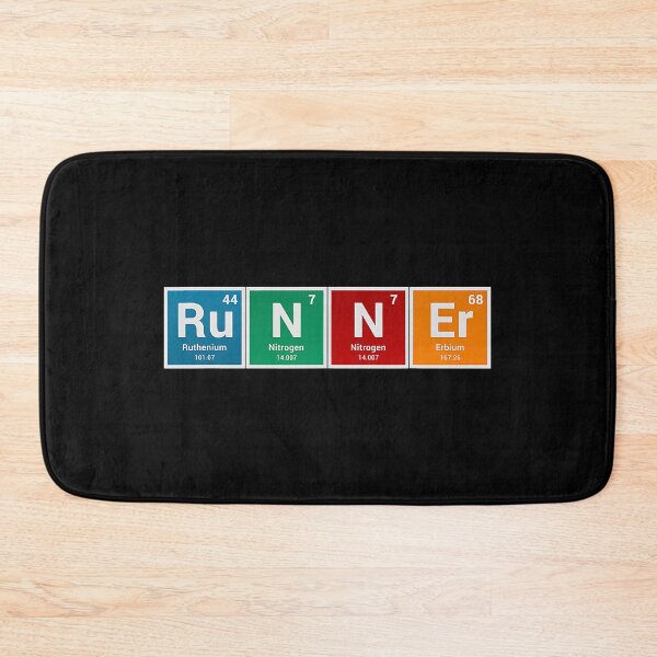 Item preview, Runners Funny Periodic Table Runner designed and sold by ujgbnx.