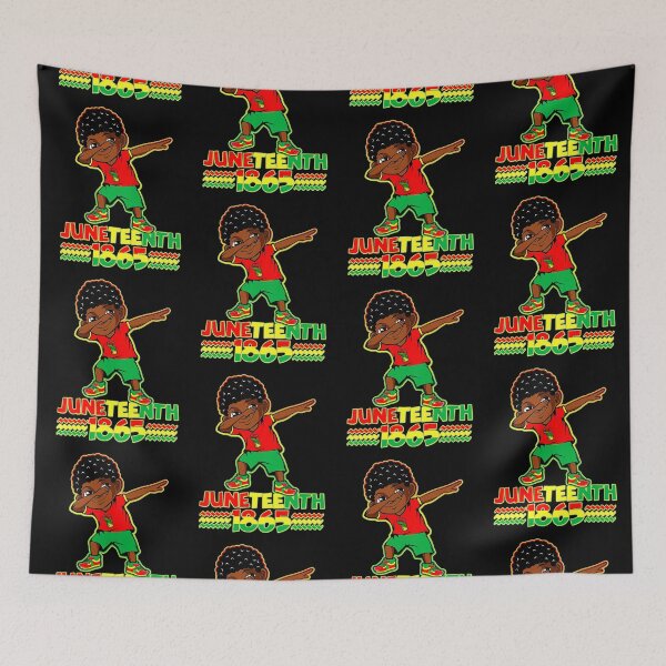 Item preview, Juneteenth Kid Dabbing  designed and sold by WoodburyLake.