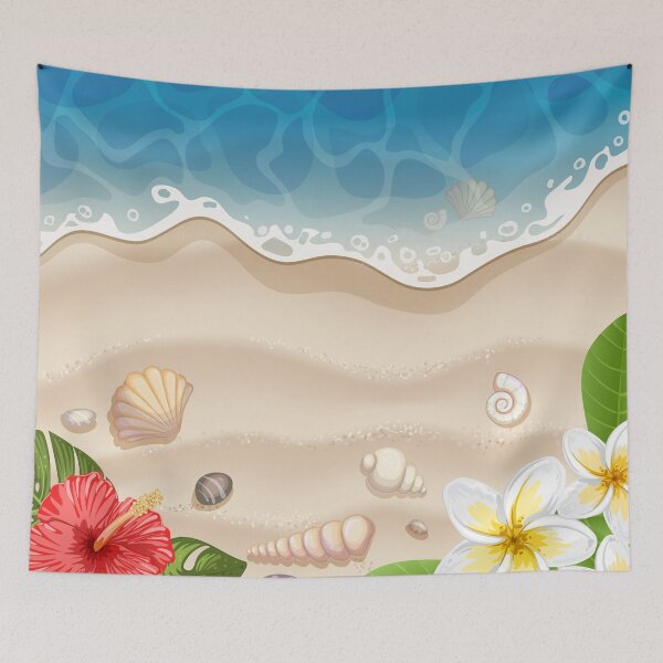 Item preview, Flowers and shells meet ocean designed and sold by FGCART.
