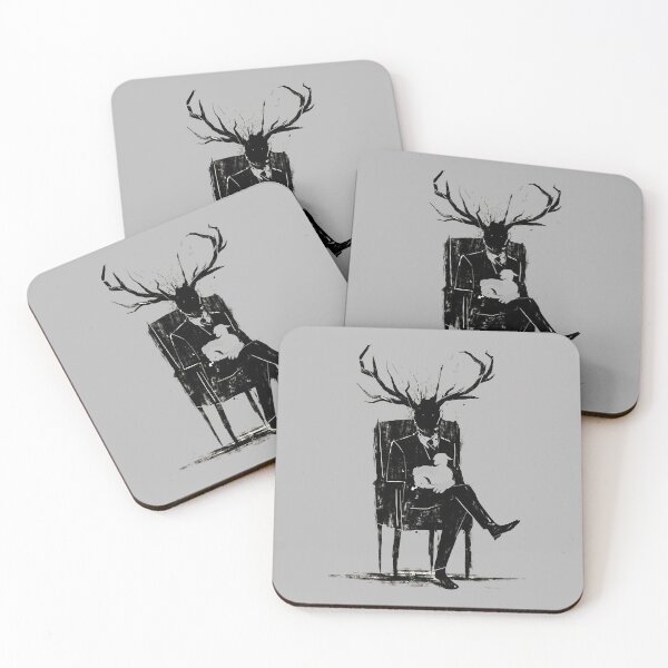 Artikelvorschau, Schlauster Gegner Kannibale Hannibal Lecter NBC Hirschgeweih Lamm Geschenke entworfen und verkauft von GalindoOpificer.