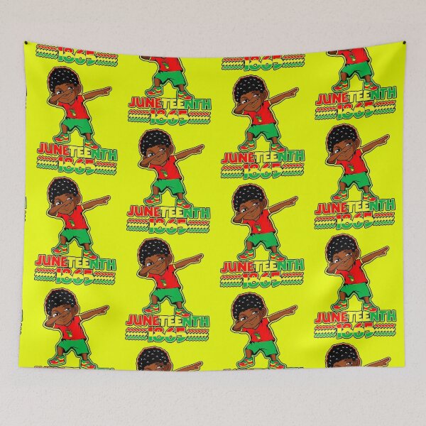 Item preview, Juneteenth Kid Dabbing  designed and sold by WoodburyLake.