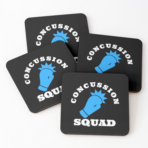 Item preview,  concussion, boxing head injury, funny, concussed, TBI, traumatic brain injury awareness month, TBI, concussed themed design on a T-shirt, sticker, and mug designed and sold by smichaeliv.