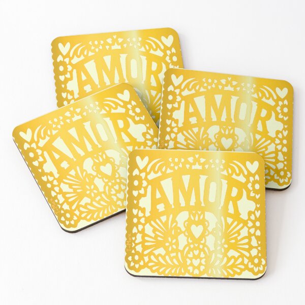 Item preview, yellow LOVE mexican deco designed and sold by T-Mex.