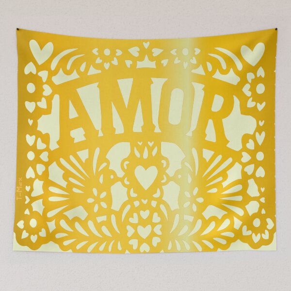 Item preview, yellow LOVE mexican deco designed and sold by T-Mex.