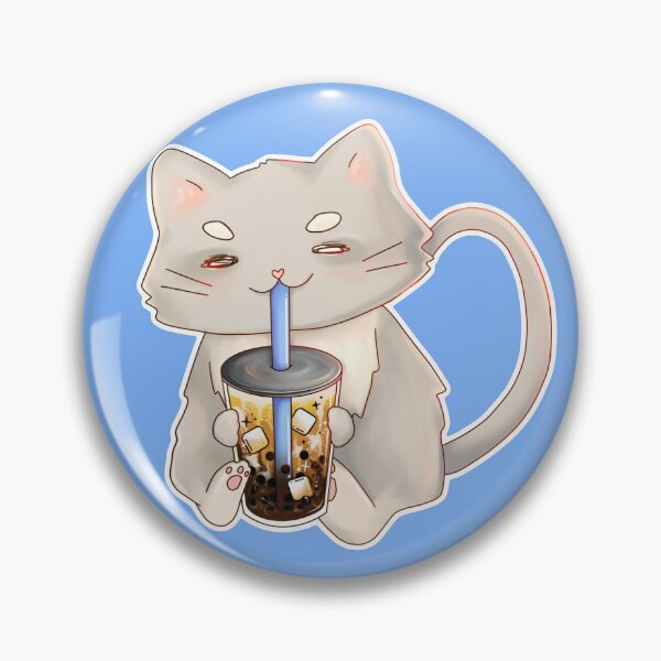 Item preview, Brown Sugar Milk Boba Cat designed and sold by MisterChunkyRat.