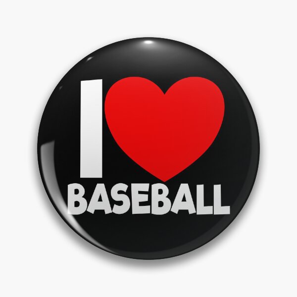 Artikelvorschau, I Love Baseball Red Heart Baseball Fanatic I Love Baseball Gear entworfen und verkauft von DynamicDesign.