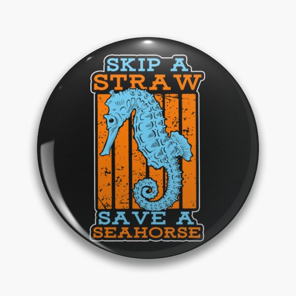 Item preview, Skip A Straw Save Seahorse Animals designed and sold by ClamenTaon.