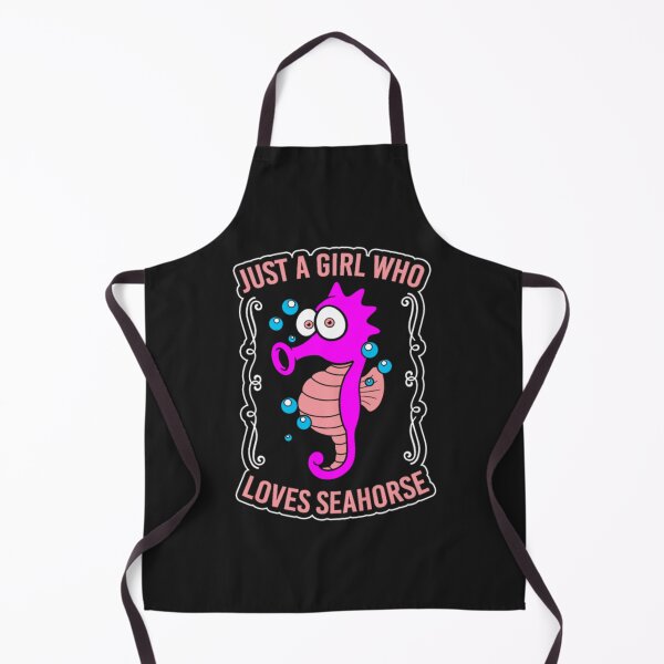 Item preview, Just Girl Who Loves Seahorse Animals designed and sold by ClamenTaon.