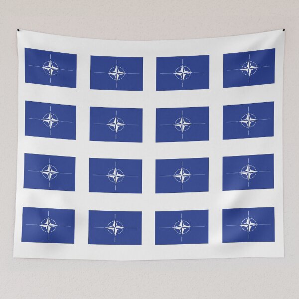 Item preview, Flag of NATO North Atlantic Treaty Organization designed and sold by Rhu Creations.