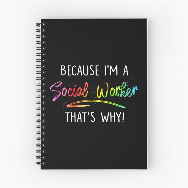 Item preview, BECAUSE I'M A SOCIAL WORKER designed and sold by HolliuxGift.