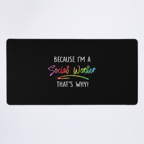Item preview, BECAUSE I'M A SOCIAL WORKER designed and sold by HolliuxGift.