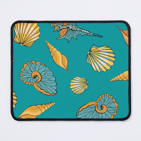 Item preview, Sea shells in a blue ocean designed and sold by FGCART.