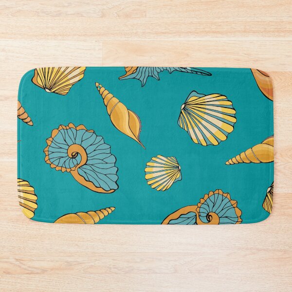 Item preview, Sea shells in a blue ocean designed and sold by FGCART.