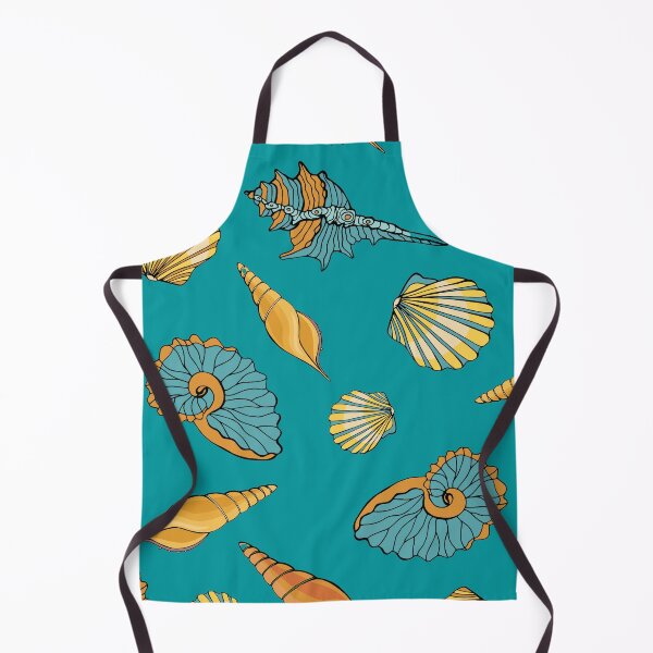 Item preview, Sea shells in a blue ocean designed and sold by FGCART.