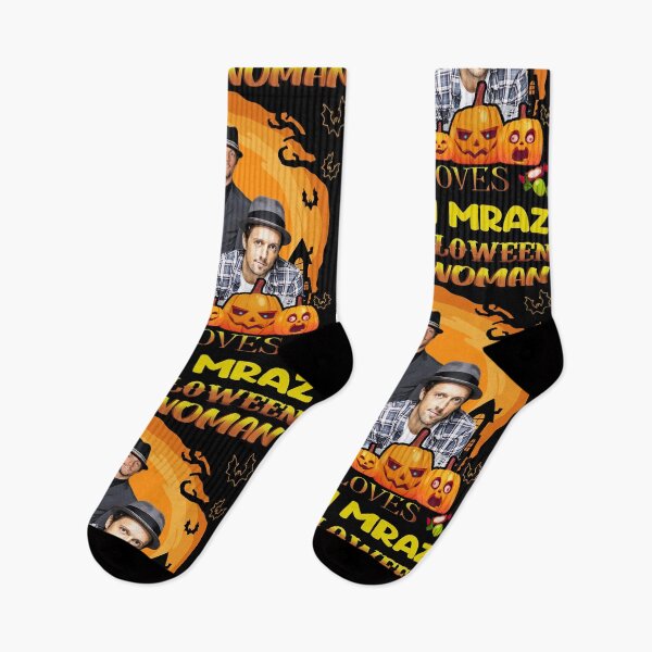 Item preview, Just A Woman Who Loves Mraz And Halloween designed and sold by MaryMillett.