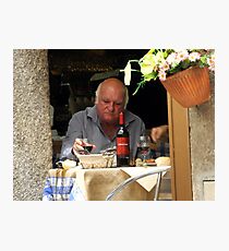 Oporto: Quiet Lunch Photographic Print